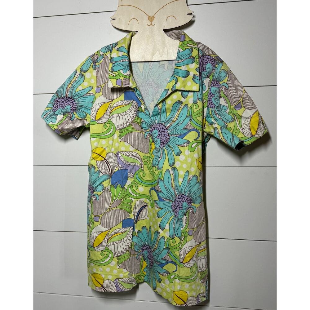J. McLaughlin Girls Flower Print Shift Dress - Slim Size 8